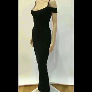 5D YOUNG maxi elegent party/ cocktail dress  size large with built in bra